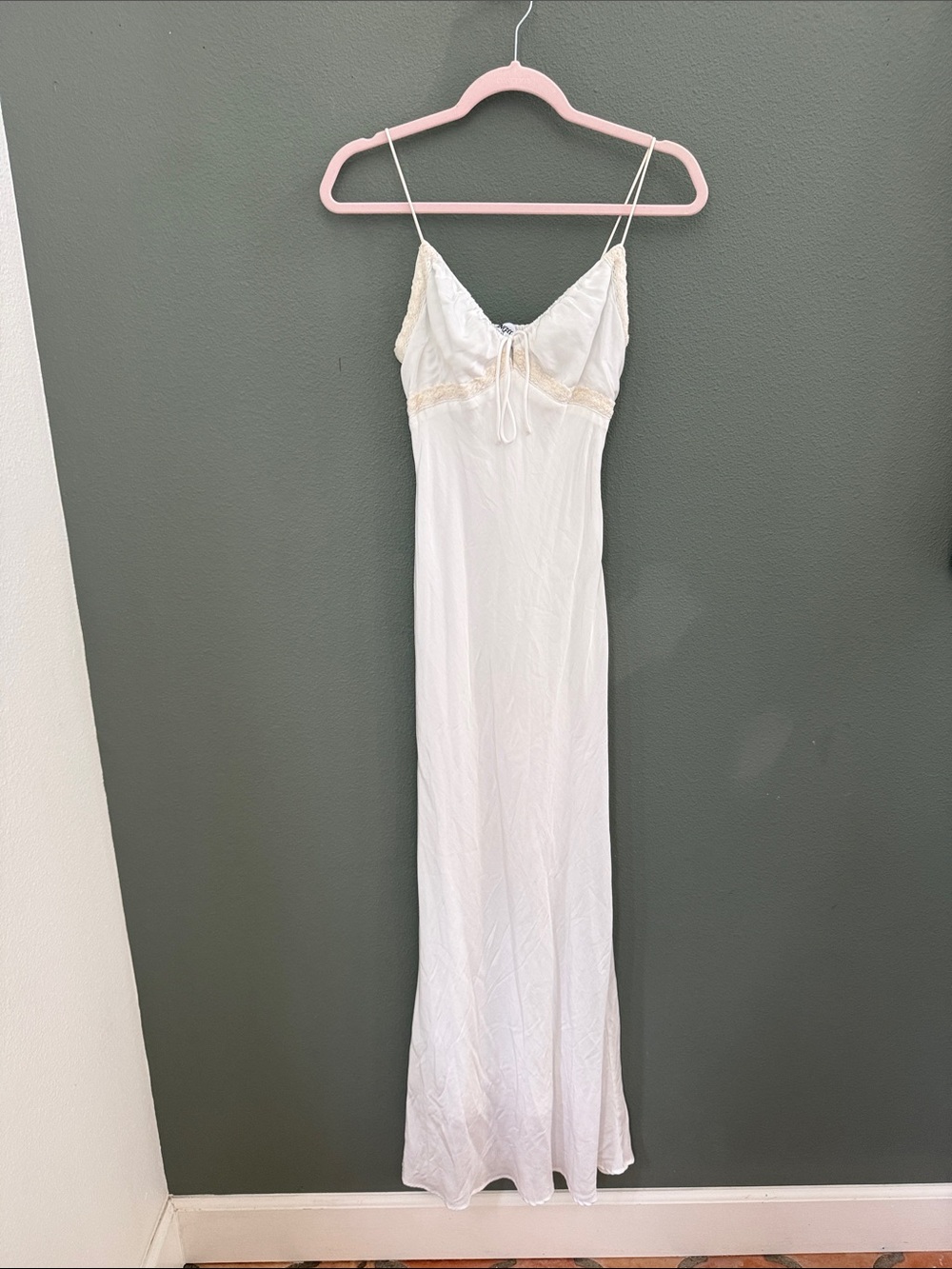 Princess Polly Emily Maxi Dress White Size 4 - Picture 4 of 8